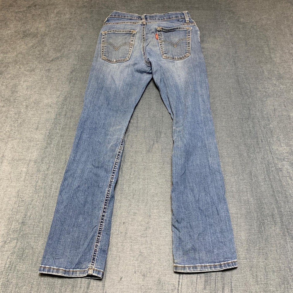 Levi's 511 Jeans Boys 14 27x29 Blue Denim Light Wash Slim Fit Performance Cozy